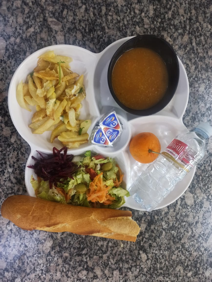 مطعم الإقامة الجامعية 2000 سرير الحسانية