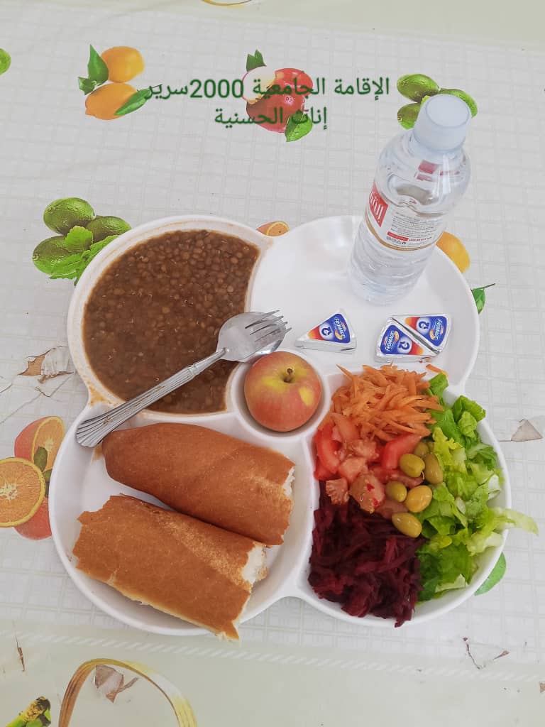 مطعم الإقامة الجامعية 2000 سرير الحسانية